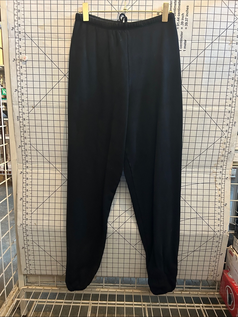 Joah Brown Oversized Joggers in Black French Terry